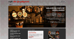 Desktop Screenshot of cafedegezelligheid.nl